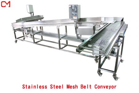 Stainless Steel Conveyor - Stainless Steel Mesh Belt Conveyor.